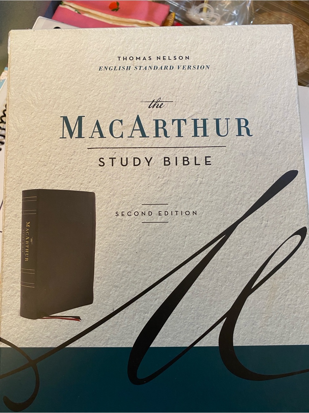 ESV ~ MacArthur Study Bible ~ 2nd Edition ~  Black Genuine Leather ~ 7856BK